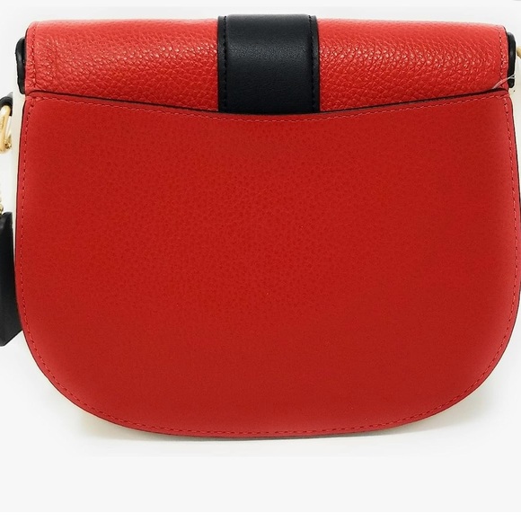 COACH Georgie Saddle Bag In Colorblock - Picture 3 of 6